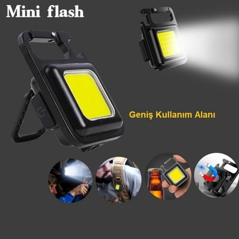 30 Ledli Mıknatıslı Mini Anahtarlık Flash Kamp Lambası 30 Ledli Mıknatıslı Mini Anahtarlık Flash Kamp Lambası