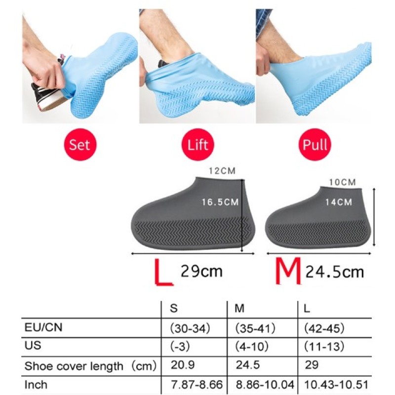 Su Geçirmez Ayakkabı Kılıfı L Beden Su Geçirmez Ayakkabı Kılıfı L Beden