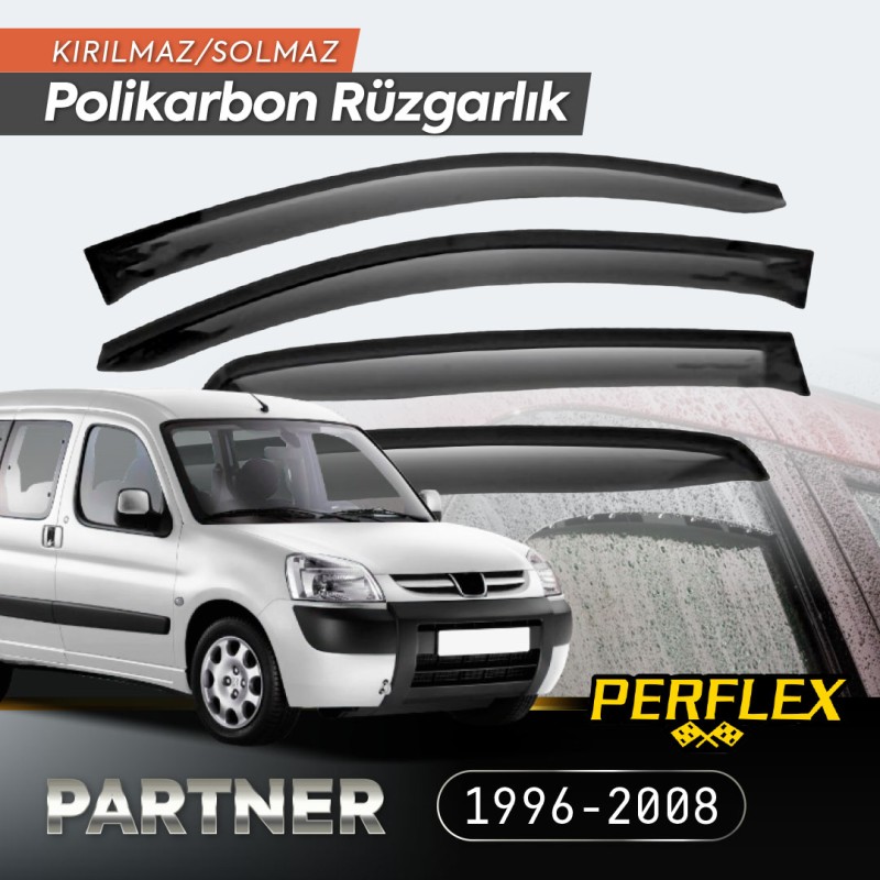 Peugeot Partner 1996-2008 Cam Rüzgarlığı V2 Mugen Peugeot Partner 1996-2008 Cam Rüzgarlığı V2 Mugen