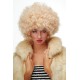 Altın Renk Kıvırcık Afro Parti Peruğu