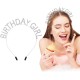Kristal Taşlı Gümüş Birthday Girl Parti Tacı