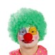 Yeşil Renk Kıvırcık Afro Palyaço Seti