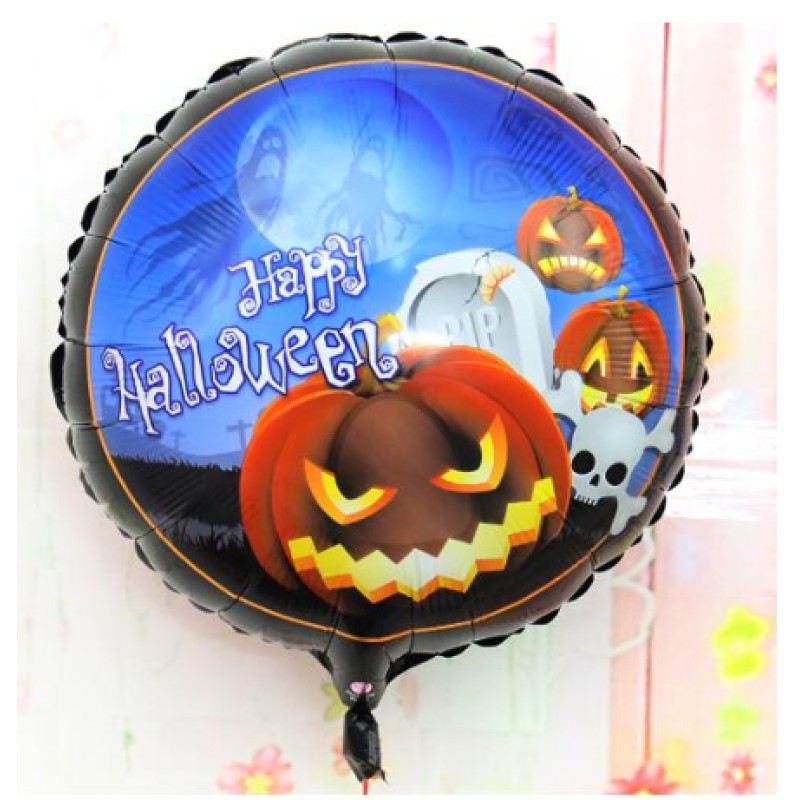 Happy Halloween Balkabağı Folyo Balon 18 inç Happy Halloween Balkabağı Folyo Balon 18 inç