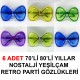 Yeşilçam Retro Parti Gözlükleri 6 Adet Yeşilçam Retro Parti Gözlükleri 6 Adet