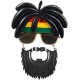 Rasta Peruklu Bob Marley Parti Gözlüğü