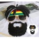 Rasta Peruklu Bob Marley Parti Gözlüğü