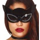 Siyah Renk Siyah Camlı Kedi Şekilli Parti Gözlüğü