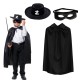 Zorro Pelerin Şapkası ve Maske Seti Çocuk Boy
