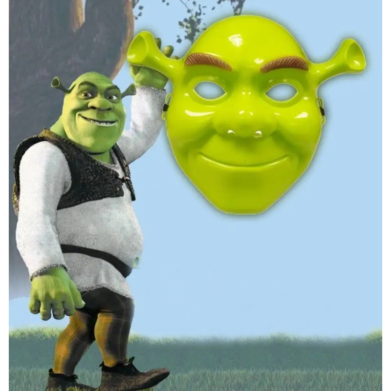 Yeşil Shrek Maskesi Yeşil Shrek Maskesi