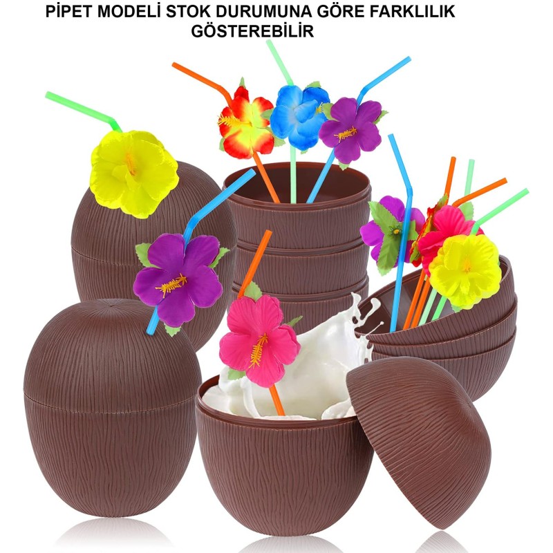 Hindistan Cevizi Pipetli Bardak Hindistan Cevizi Pipetli Bardak