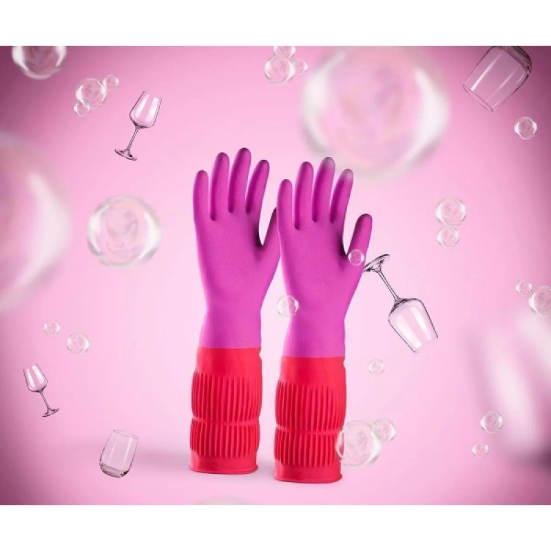 Uzun Konç Bulaşık Eldiveni M Beden Uzun Konç Bulaşık Eldiveni M Beden