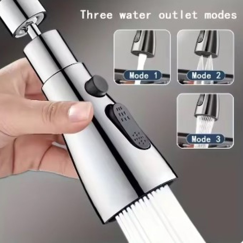 Metalik Musluk Başlığı 3 Fonksiyon Metalik Musluk Başlığı 3 Fonksiyon