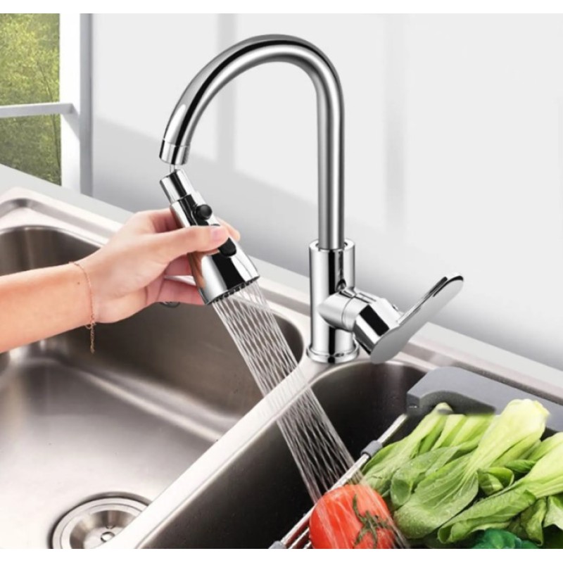 Metalik Musluk Başlığı 3 Fonksiyon Metalik Musluk Başlığı 3 Fonksiyon