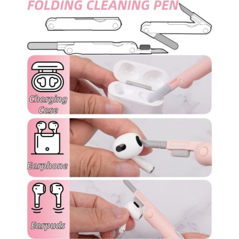 Çok Amaçlı Temizleyici Kit ve Telefon Standı Çok Amaçlı Temizleyici Kit ve Telefon Standı