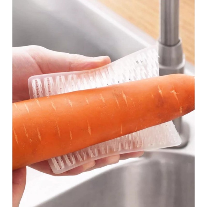 Çok Amaçlı Sebze ve Meyve Temizleme Patates Soyma Fırçası Çok Amaçlı Sebze ve Meyve Temizleme Patates Soyma Fırçası