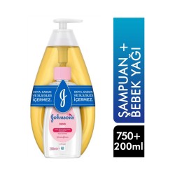 Johnson's Baby Gold Şampuan 750 ml + Bebek Yağı 200 ml