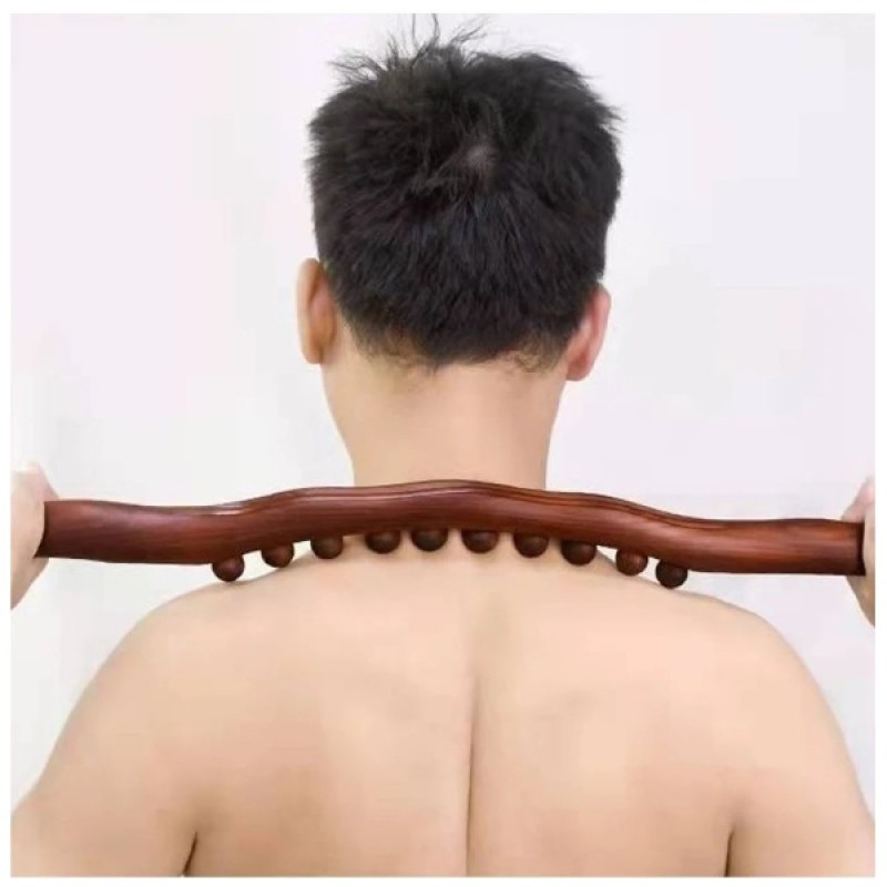 60 cm Doğal Ahşap Masaj Sopası 60 cm Doğal Ahşap Masaj Sopası