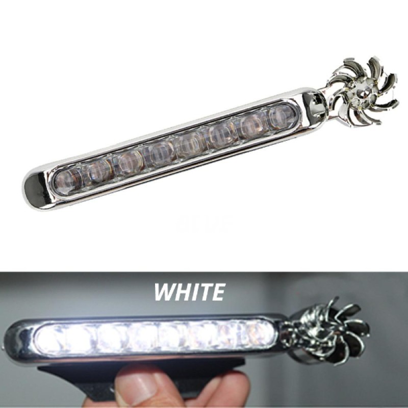 Led Çakar Lamba Seti Beyaz Renk Rüzgar Enerjili