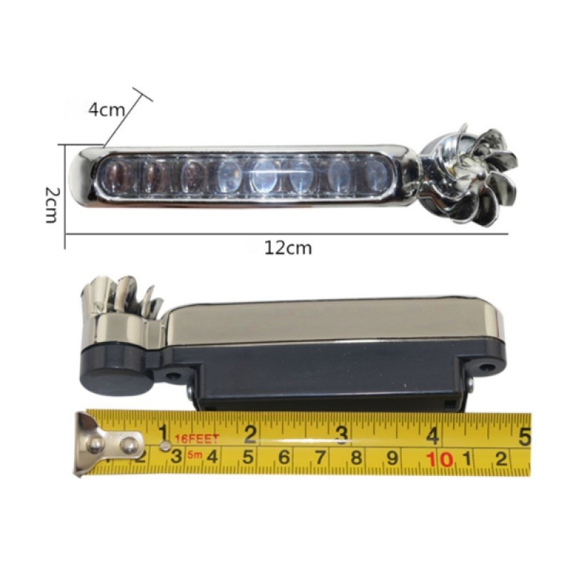 Led Çakar Lamba Seti Beyaz Renk Rüzgar Enerjili