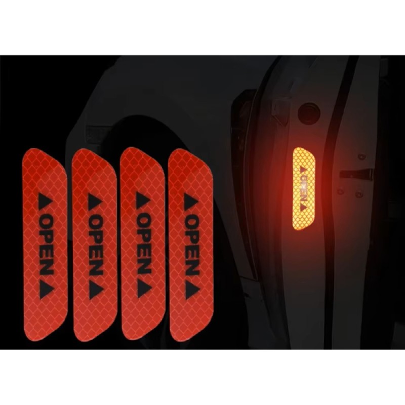 Reflektif Araç Kapı Stickerı Reflektif Araç Kapı Stickerı