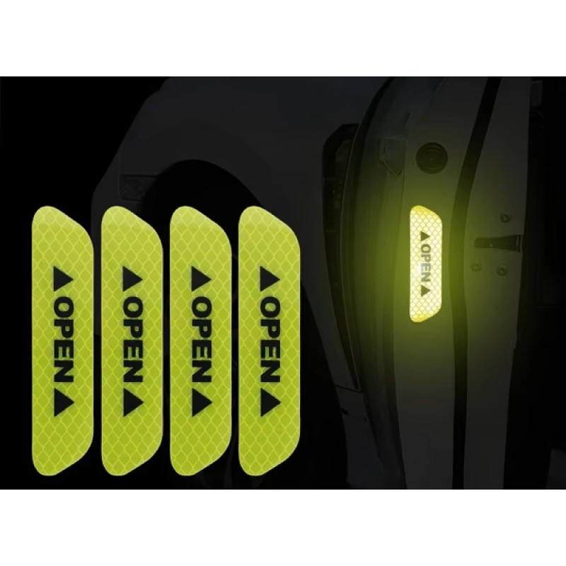 Reflektif Araç Kapı Stickerı Reflektif Araç Kapı Stickerı