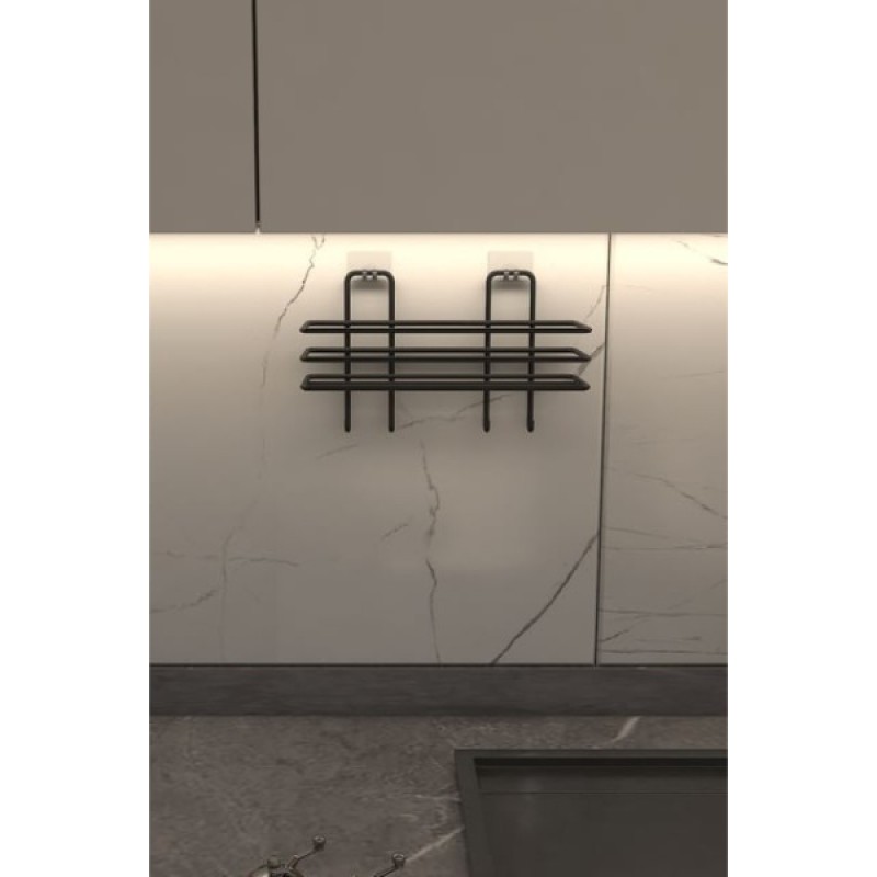 Yapışkanlı Şampuan Ve Lif Askılığı