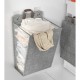 Katlanabilir Asılabilir Kirli Çamaşır Sepeti 