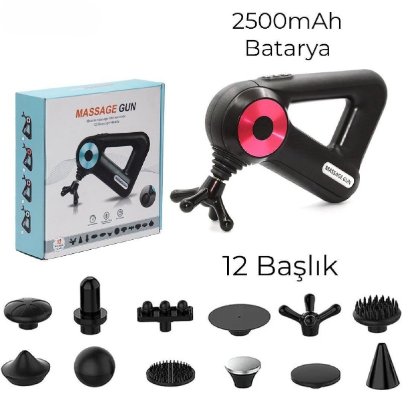 12 Başlıklı Masaj Aleti 12 Başlıklı Masaj Aleti