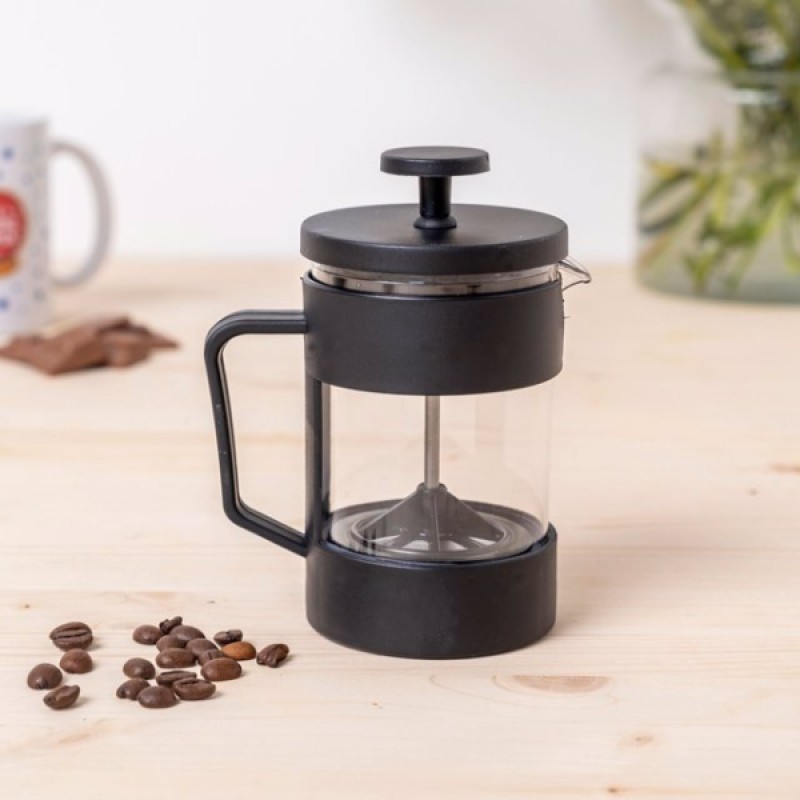 Siyah Cam French Press 350 ml 