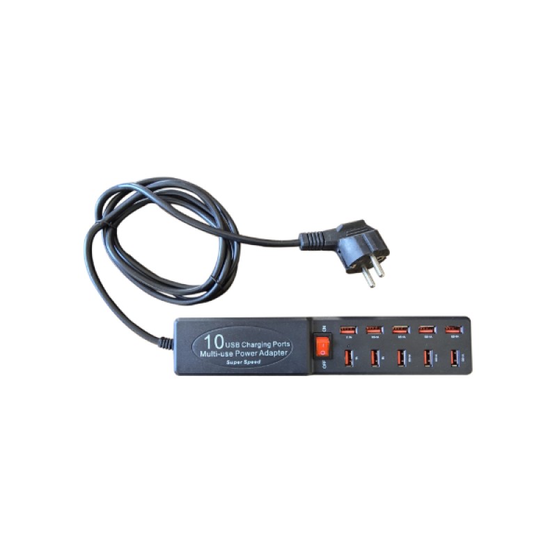 10 Portlu USB Şarj Adaptörü 10 Portlu USB Şarj Adaptörü