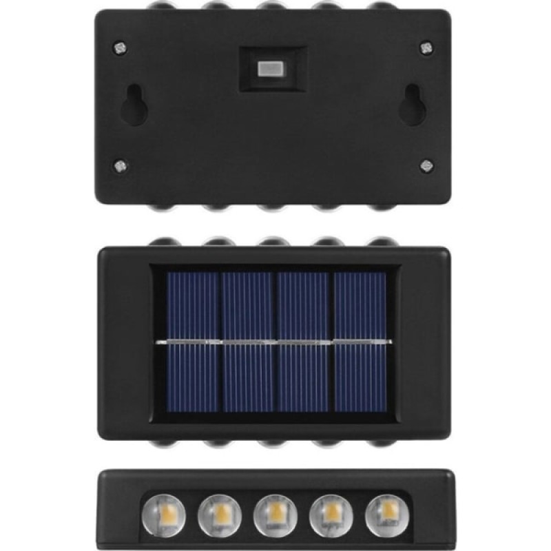 10 Ledli Solar Bahçe Dış Mekan Duvar Aydınlatması 2'li Set 10 Ledli Solar Bahçe Dış Mekan Duvar Aydınlatması 2'li Set