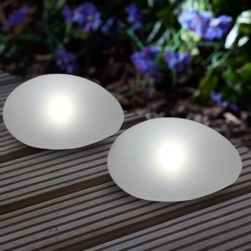 Solar Işıklı Taş Bahçe Aydınlatma Süsü 