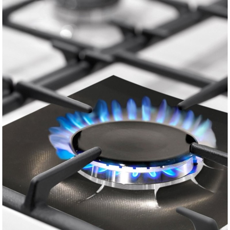 Ocak Koruyucu Folyo Yanmaz Yapışmaz 4'lü Set Siyah Renk 