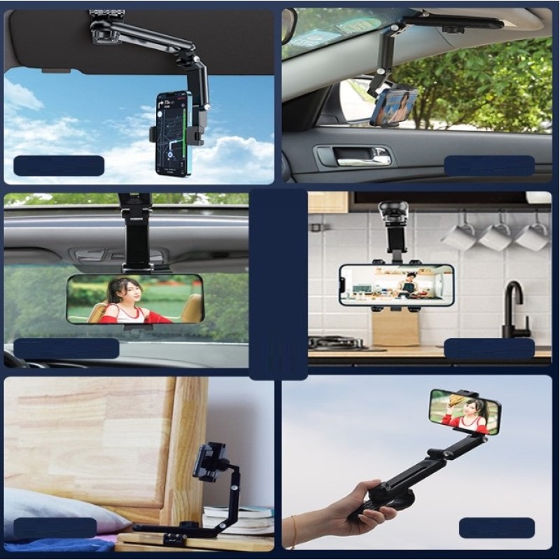 1080° Dönebilen Çok Fonksiyonlu Telefon Tutucu 