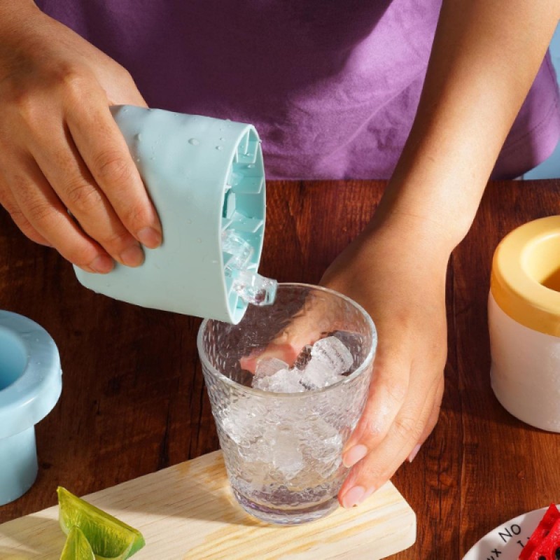 Silikon Küp Buz Kalıbı Silikon Küp Buz Kalıbı