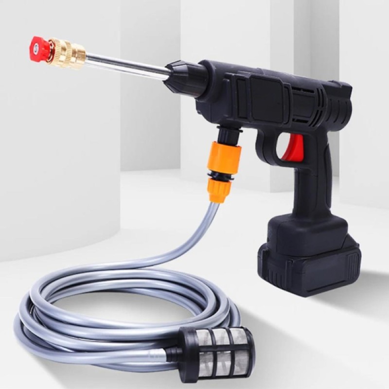 48V Şarjlı Çift Bataryalı Taşınabilir Basınçlı Yıkama Sulama Tabancası 48V Şarjlı Çift Bataryalı Taşınabilir Basınçlı Yıkama Sulama Tabancası