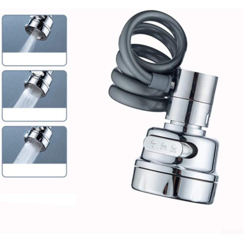 Uzatılabilir Hortumlu 3 Fonksiyonlu Musluk Başlığı Uzatılabilir Hortumlu 3 Fonksiyonlu Musluk Başlığı