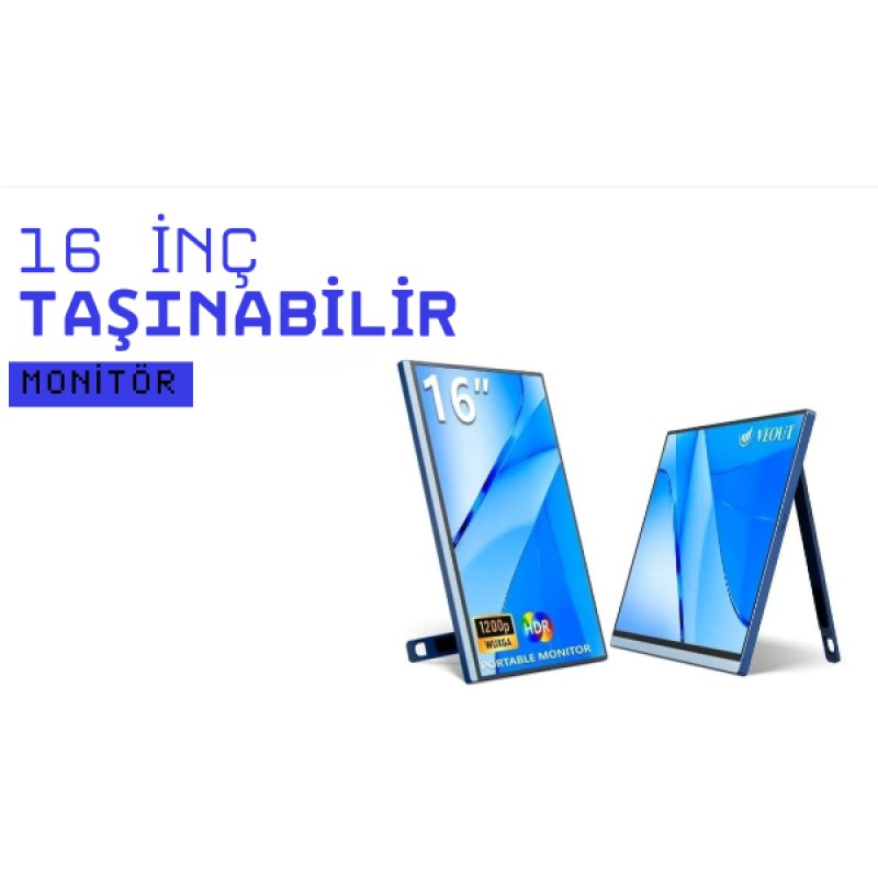 16 İnç Taşınabilir Monitör 
