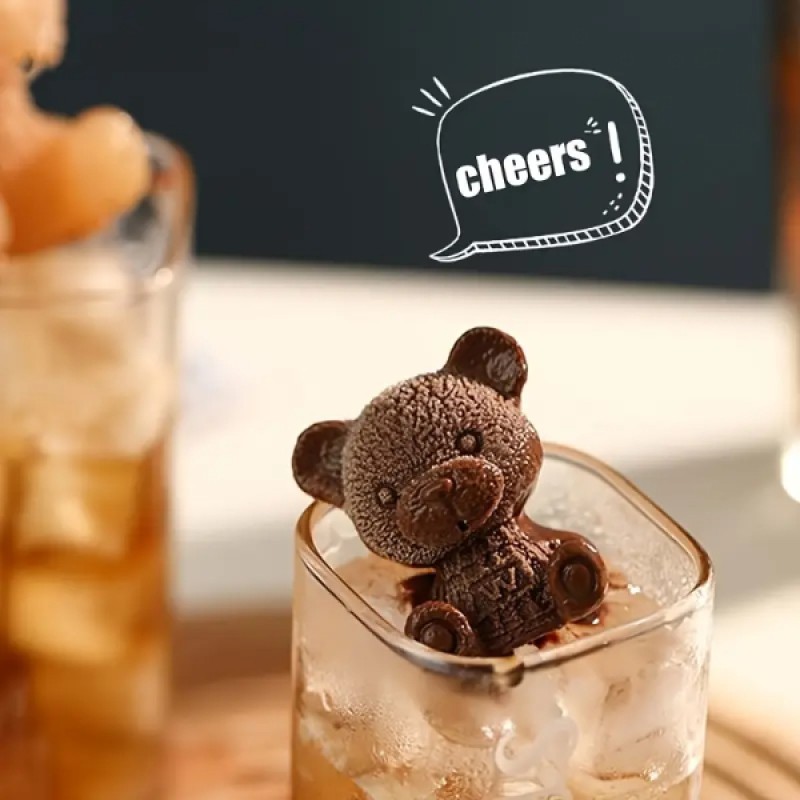 Ayı Şekilli Silikon Buz Kalıbı Ayı Şekilli Silikon Buz Kalıbı