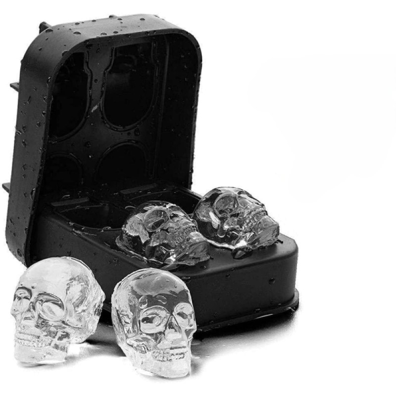 Kuru Kafa Şekilli Silikon Buz Kalıbı Kuru Kafa Şekilli Silikon Buz Kalıbı