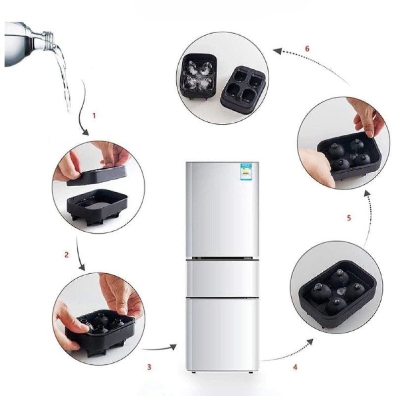 Kuru Kafa Şekilli Silikon Buz Kalıbı Kuru Kafa Şekilli Silikon Buz Kalıbı