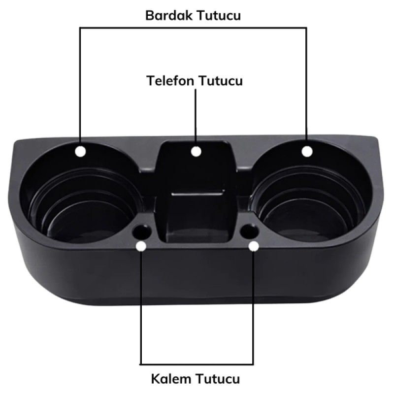 Oto Koltuk Yanı Bardak Tutucu Organizer Oto Koltuk Yanı Bardak Tutucu Organizer