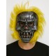 Wild Skull - Metal Kafatası Sarı Saçlı İskelet Maske Wild Skull - Metal Kafatası Sarı Saçlı İskelet Maske