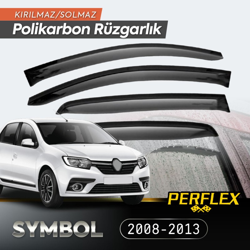 Renault Symbol 2008-2013 Cam Rüzgarlığı V2 Düz Renault Symbol 2008-2013 Cam Rüzgarlığı V2 Düz