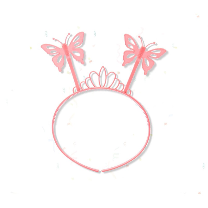 Toz Pembe Kelebek Kanadı Tacı ve Sopası Toz Pembe Kelebek Kanadı Tacı ve Sopası