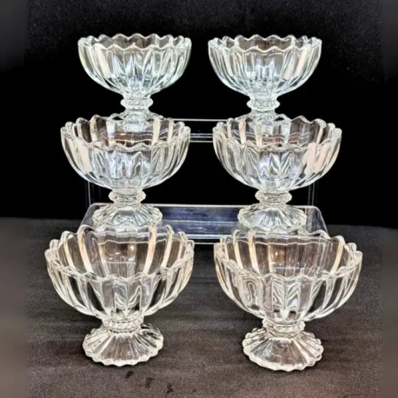 6'lı Kristal Çerezlik Seti 6'lı Kristal Çerezlik Seti