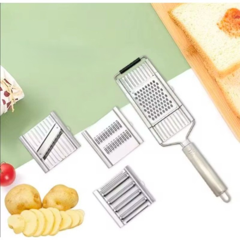 Paslanmaz Çelik 4'lü Set El Rendesi 