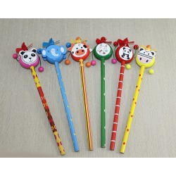 Ahşap Hayvan Figürlü Kurşun Kalem 