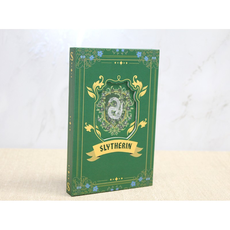 Harry Potter Slytherin Deri Defter 