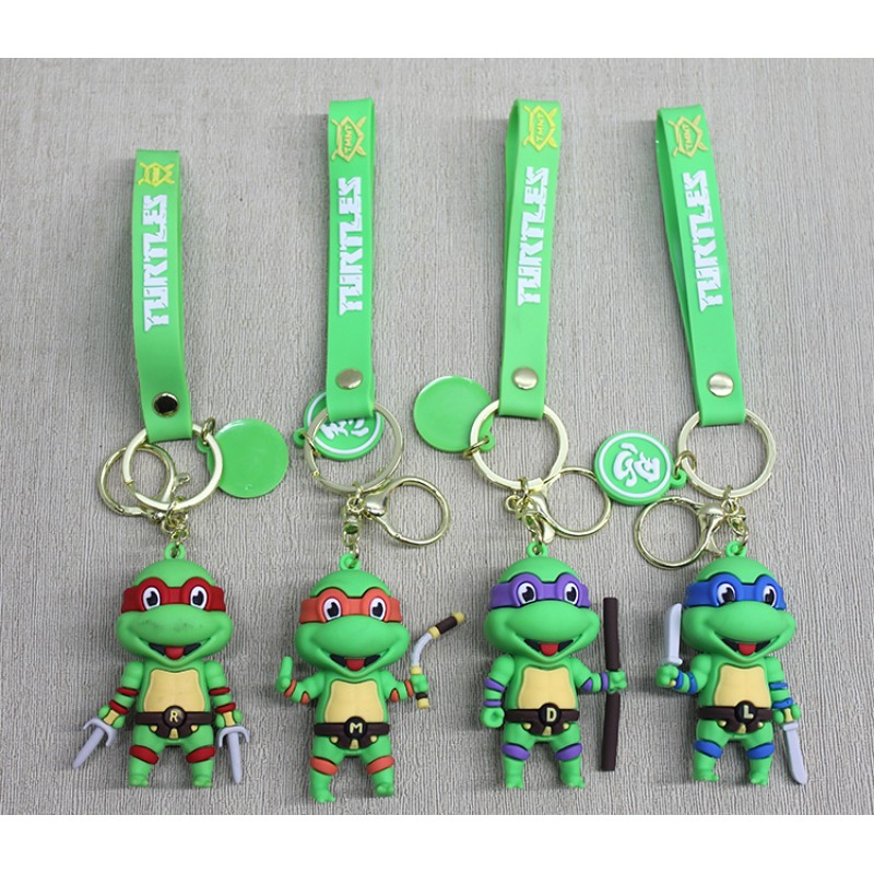 Ninja Kaplumbağalar Silikon Anahtarlık 